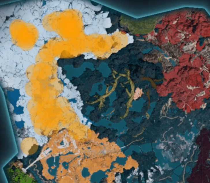 Habitat map