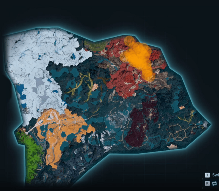 Habitat map