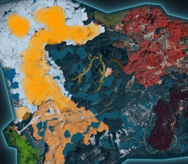 Habitat map