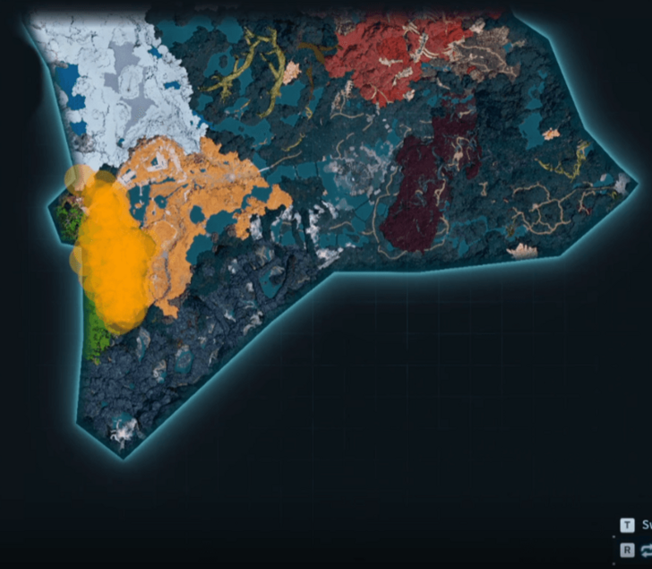Habitat map