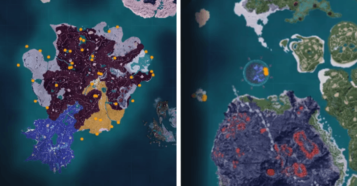 Habitat map