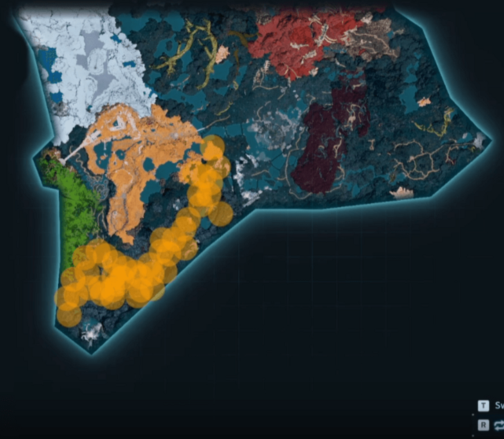 Habitat map