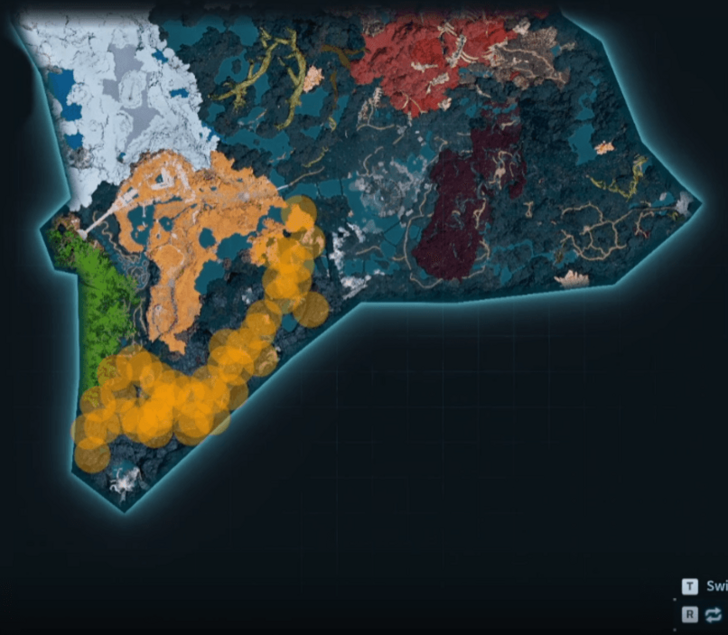 Habitat map