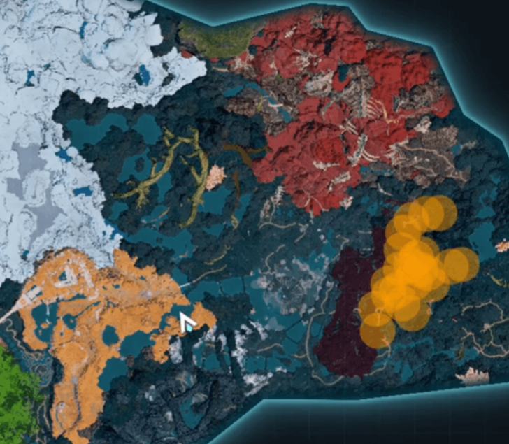 Habitat map