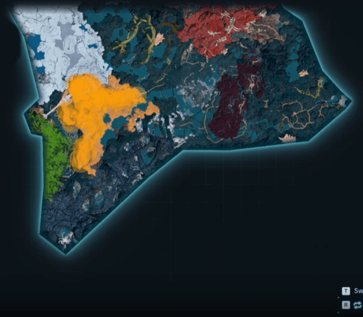 Habitat map
