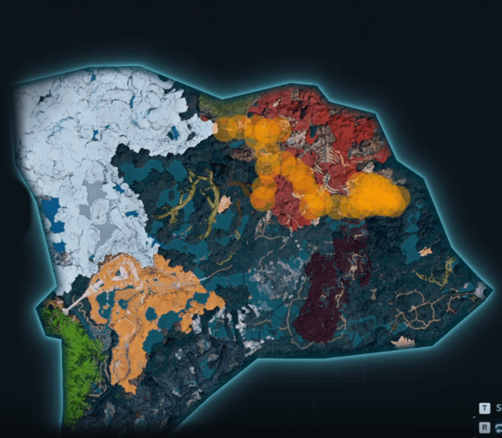 Habitat map