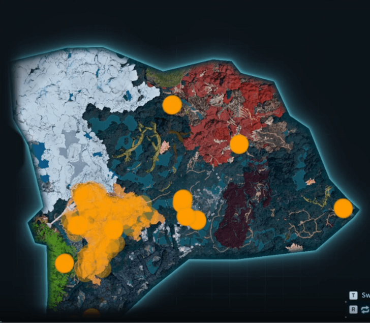 Habitat map