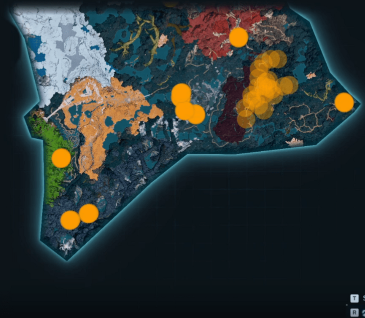 Habitat map